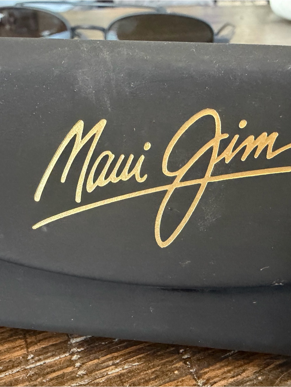 Maui Jim Matte Black Polarized Sunglasses with Dark Lenses - Picture 7 of 8